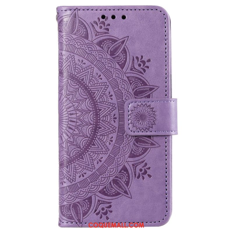 Housse Sony Xperia 1 VI Mandala Soleil à Lanière