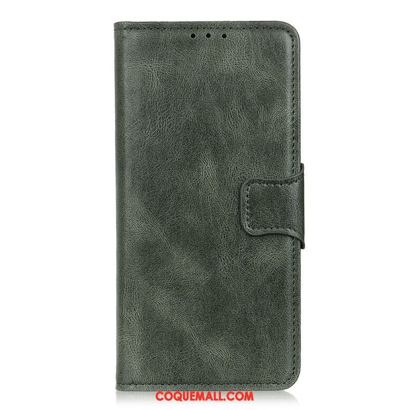 Housse Sony Xperia 10 IV Style Cuir Fermoir Réversible