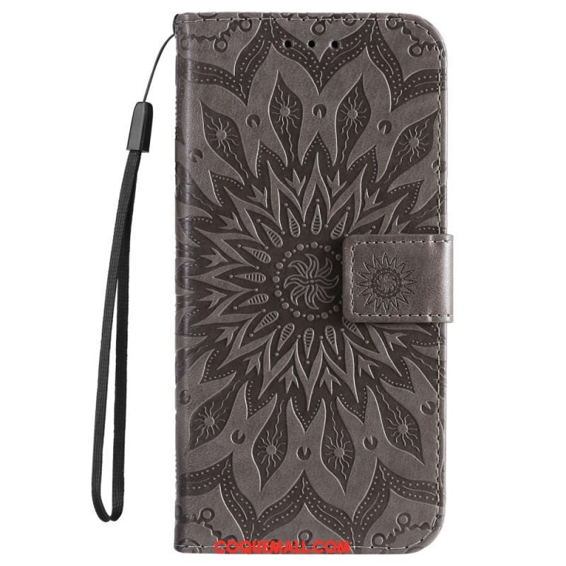 Housse Xiaomi 12T / 12T Pro Mandala Soleil à Lanière