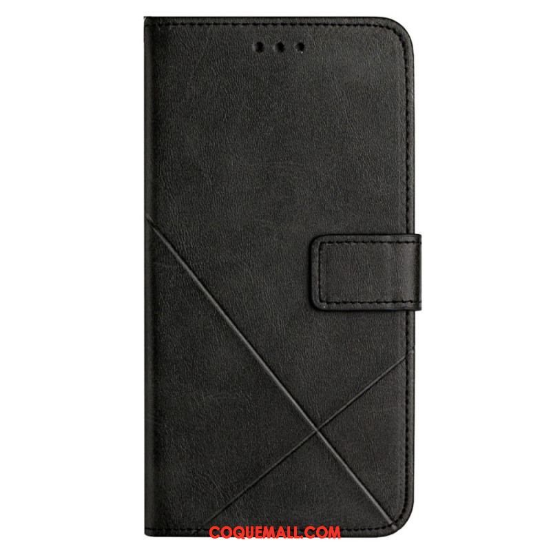 Housse Xiaomi 12T / 12T Pro Style Cuir Géo X Design