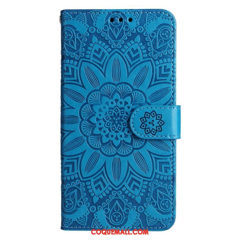 Housse Xiaomi 13 Mandala Soleil avec Lanière