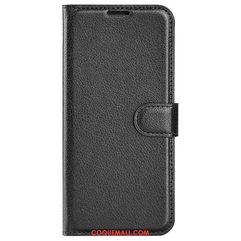 Housse Xiaomi 14 Pro Simili Cuir Litchi Classique