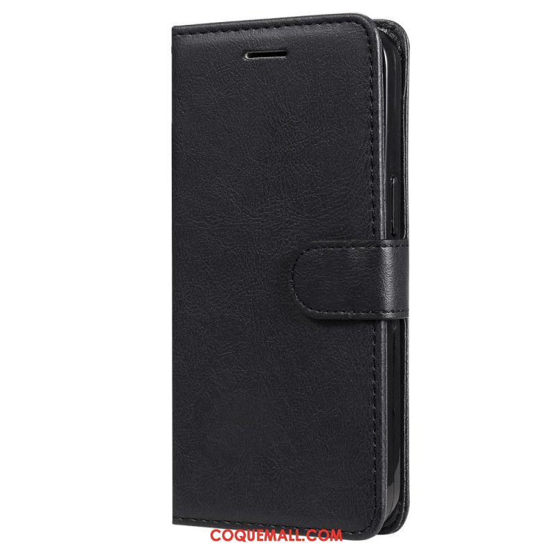 Housse Xiaomi 14 Pro Style Cuir Uni à Lanière