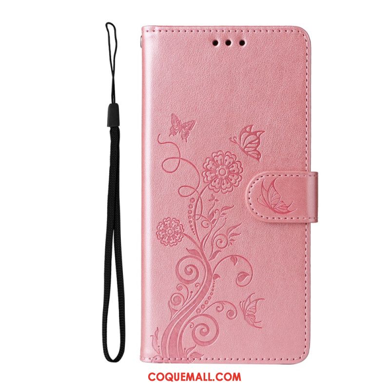 Housse Xiaomi 14T Pro Motif Papillons et Fleurs