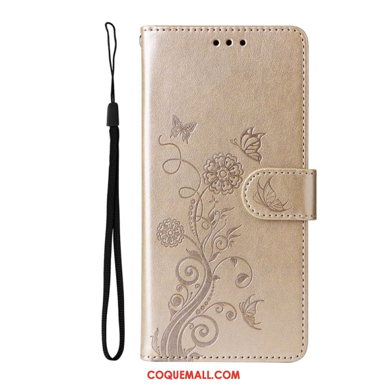 Housse Xiaomi 14T Pro Motif Papillons et Fleurs