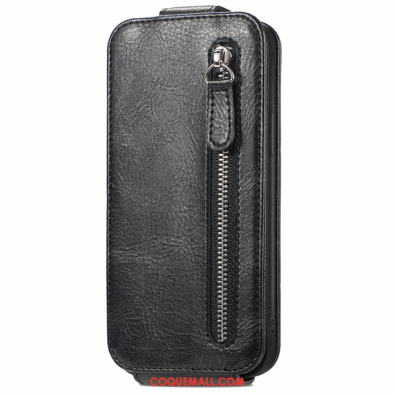 Housse Xiaomi 14T Pro Rabat Vertical Poche Zippée