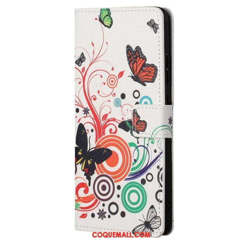 Housse Xiaomi Redmi Note 11 / 11s Papillons et Fleurs