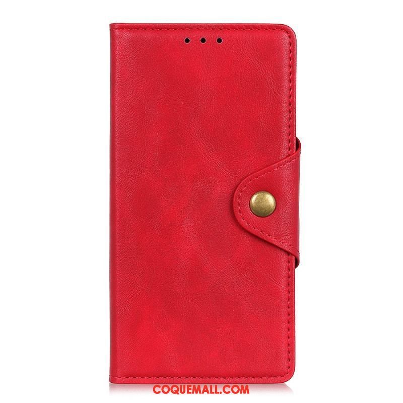 Housse Xiaomi Redmi Note 11 / 11s Simili Cuir Bouton