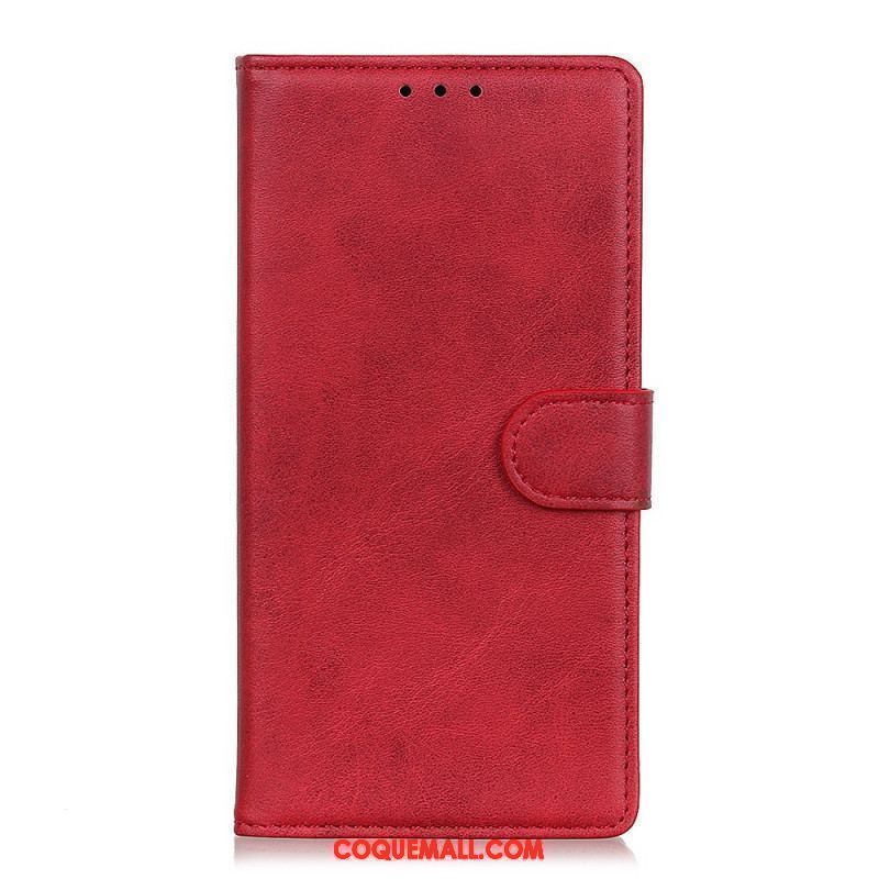 Housse Xiaomi Redmi Note 11 Pro / Note 11 Pro 5G Effet Cuir Mat Rétro