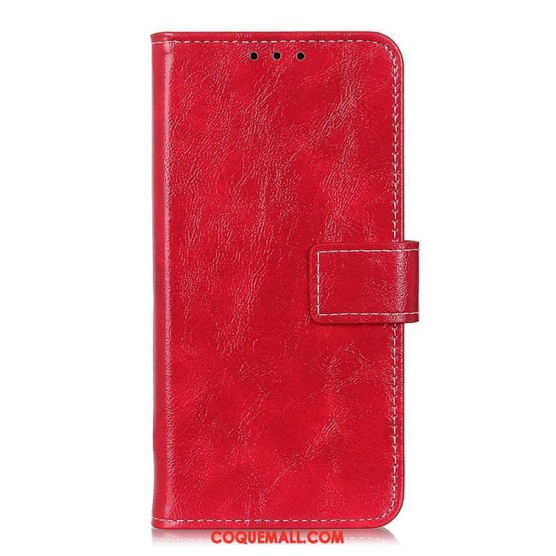 Housse Xiaomi Redmi Note 12 4G Vernie avec Coutures Apparentes