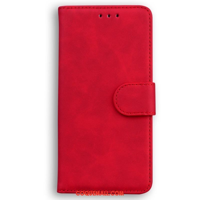 Housse Xiaomi Redmi Note 12/Poco X5 5G Simili Cuir Uni