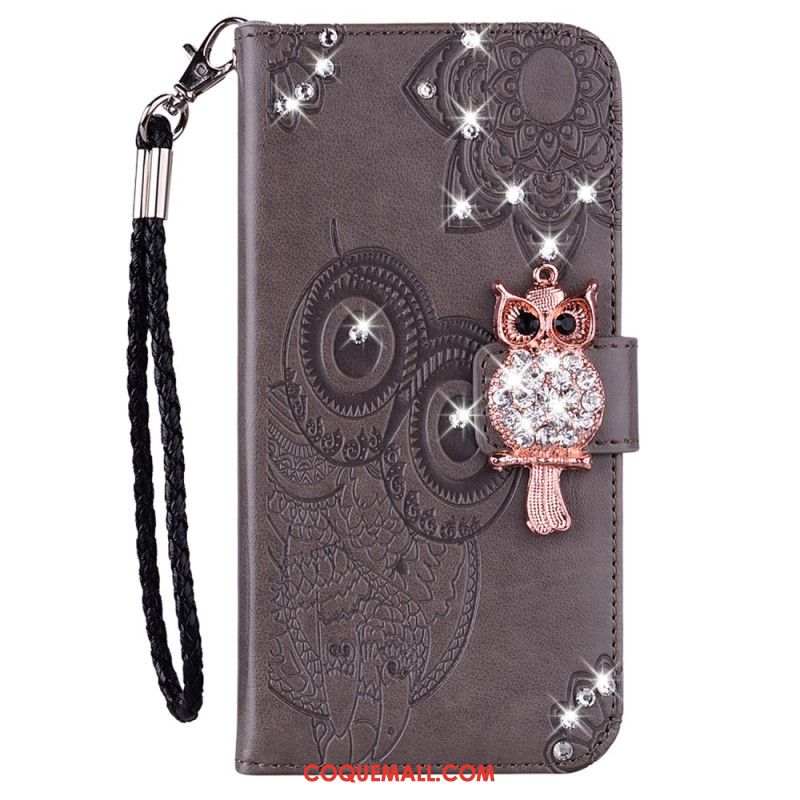 Housse Xiaomi Redmi Note 13 4G Hibou Breloque