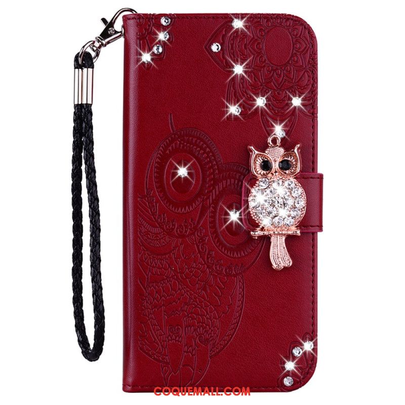 Housse Xiaomi Redmi Note 13 4G Hibou Breloque