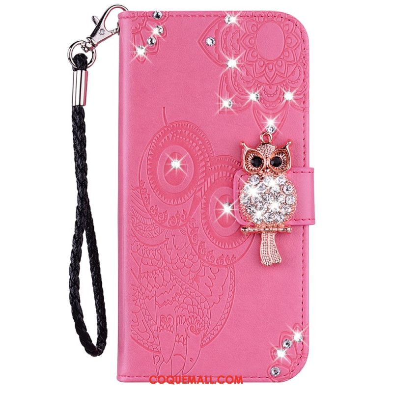 Housse Xiaomi Redmi Note 13 4G Hibou Breloque