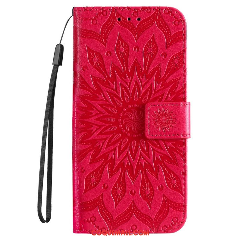 Housse Xiaomi Redmi Note 13 4G Mandala à Lanière