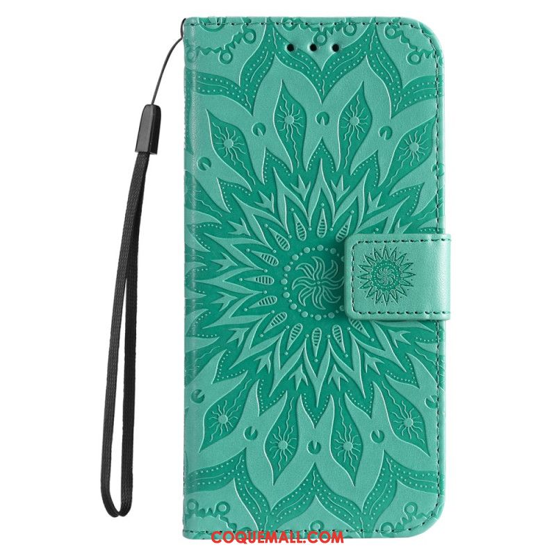 Housse Xiaomi Redmi Note 13 4G Mandala à Lanière