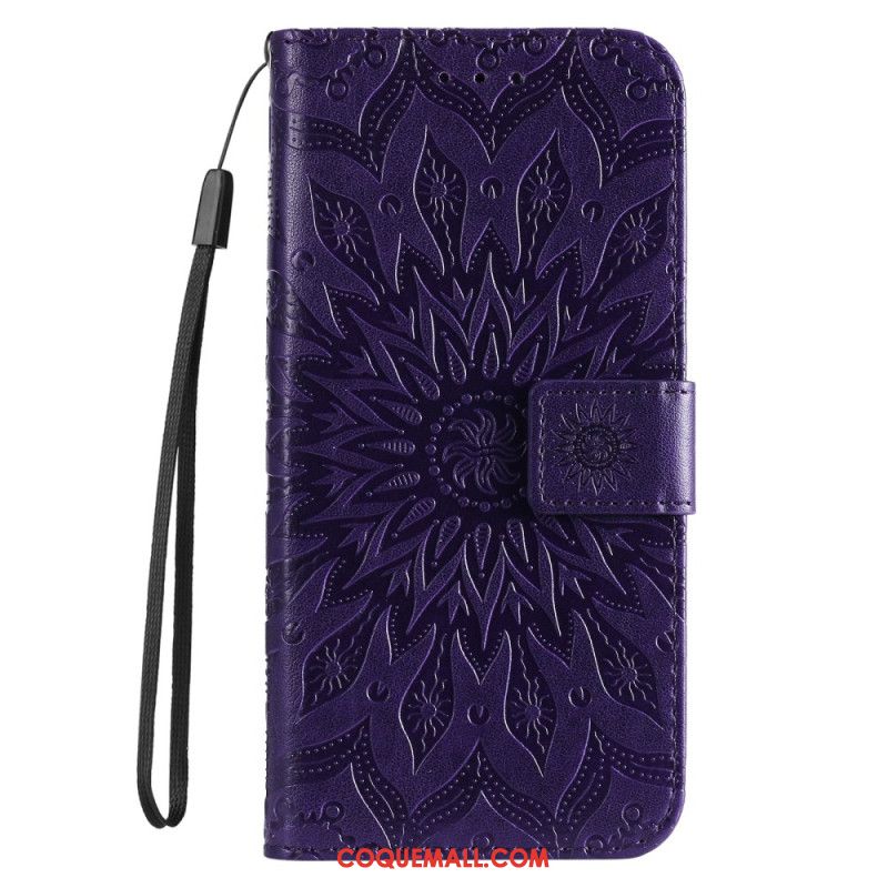 Housse Xiaomi Redmi Note 13 4G Mandala à Lanière