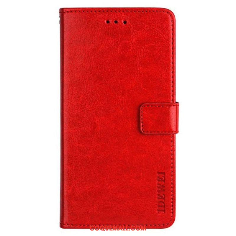 Housse Xiaomi Redmi Note 13 4G Simili Cuir IDEWEI