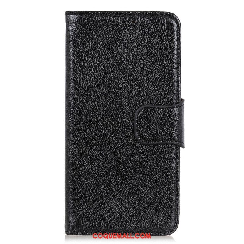 Housse Xiaomi Redmi Note 13 5G Cuir Fendu Texture Nappa