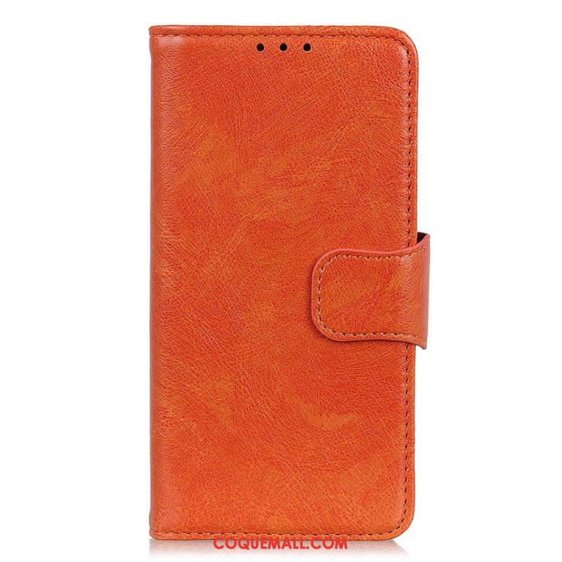 Housse Xiaomi Redmi Note 13 5G Cuir Fendu Texture Nappa