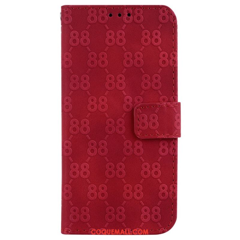 Housse Xiaomi Redmi Note 13 5G Design 88 à Lanière