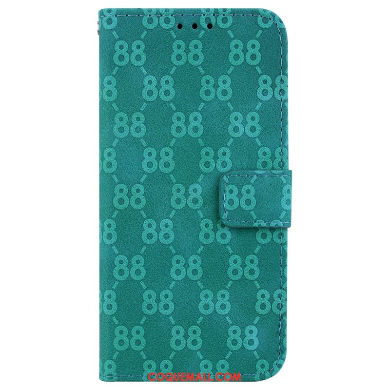 Housse Xiaomi Redmi Note 13 5G Design 88 à Lanière