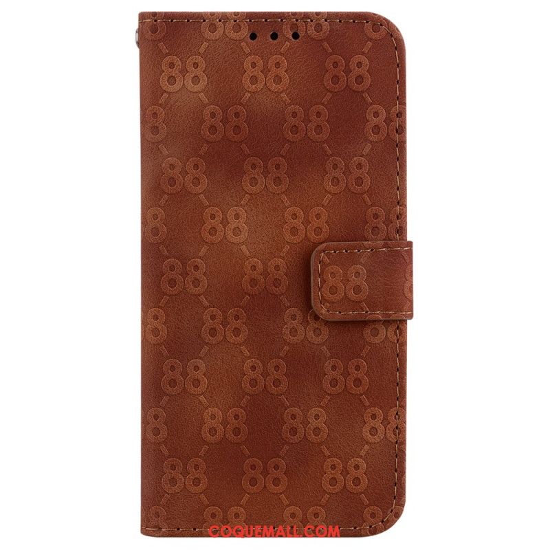 Housse Xiaomi Redmi Note 13 5G Design 88 à Lanière