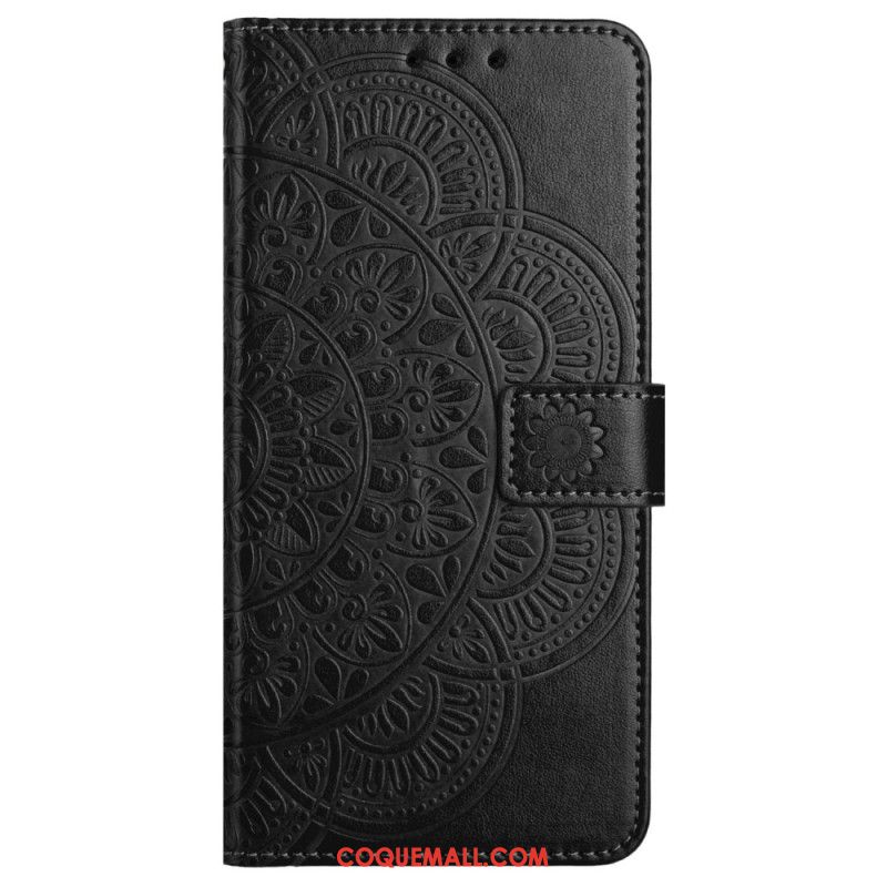 Housse Xiaomi Redmi Note 13 5G Impression Mandala avec Lanière