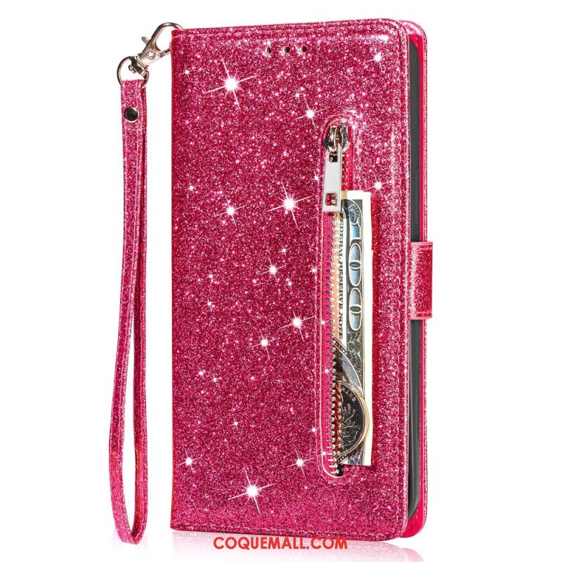 Housse Xiaomi Redmi Note 13 5G Pochette Frontale Paillettes