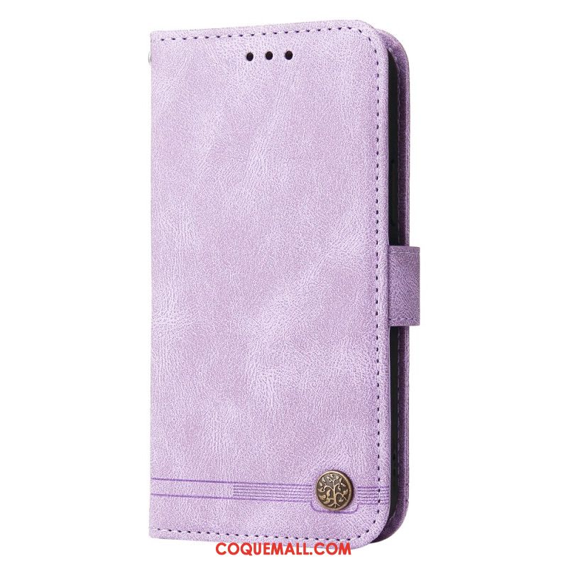 Housse Xiaomi Redmi Note 13 5G Rivet Décoratif à Lanière