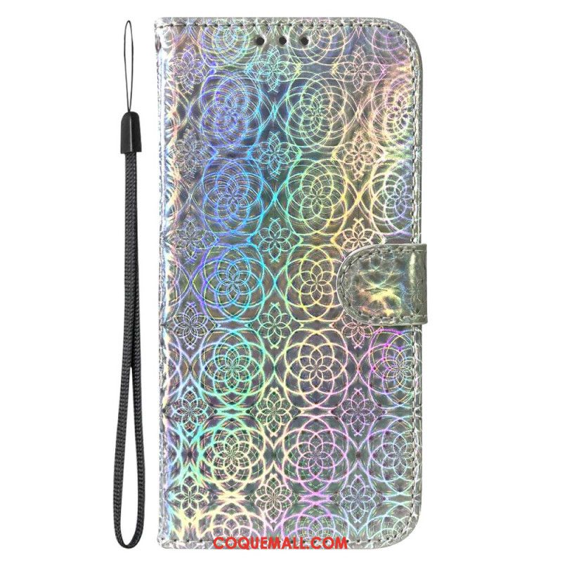 Housse Xiaomi Redmi Note 13 Pro 5G / Poco X6 5G Motif Disco à Lanière