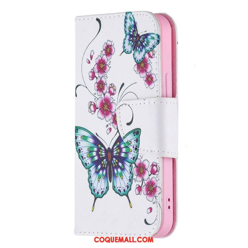 Housse iPhone 13 Mini Merveilleux Papillons