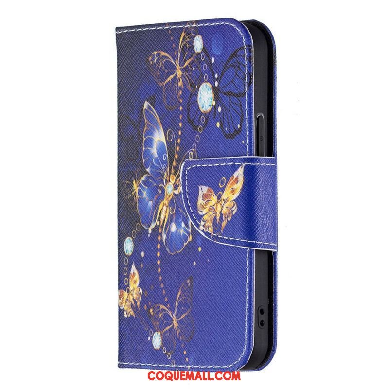 Housse iPhone 13 Mini Papillons Rois