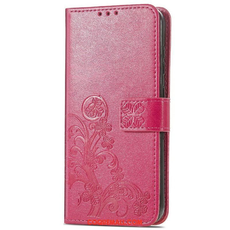 Housse iPhone 13 Mini Papillons et Fleurs à Lanière