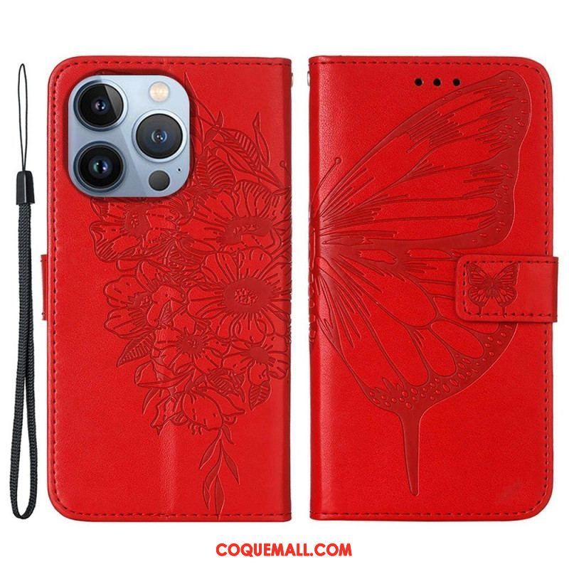 Housse iPhone 14 Plus Papillon Design