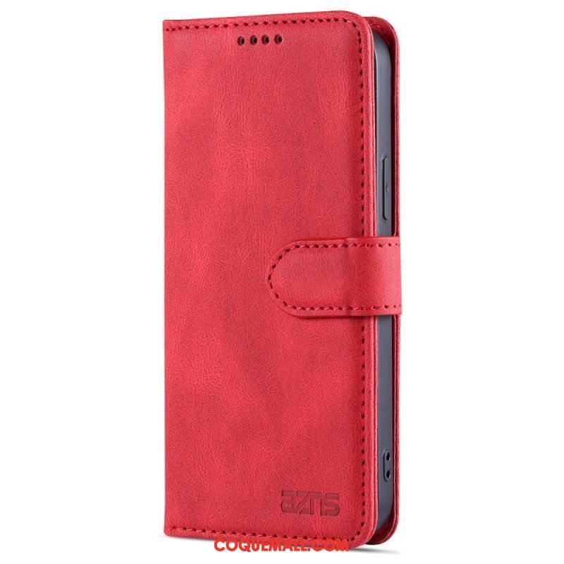 Housse iPhone 14 Style Cuir AZNS