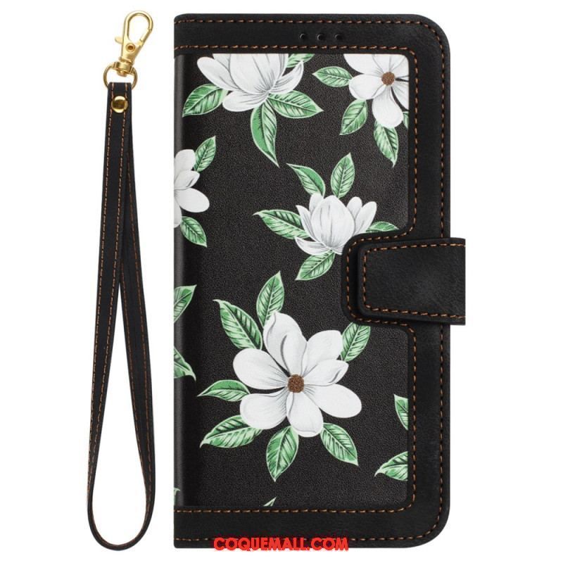 Housse iPhone 15 Plus Luxury Flowers