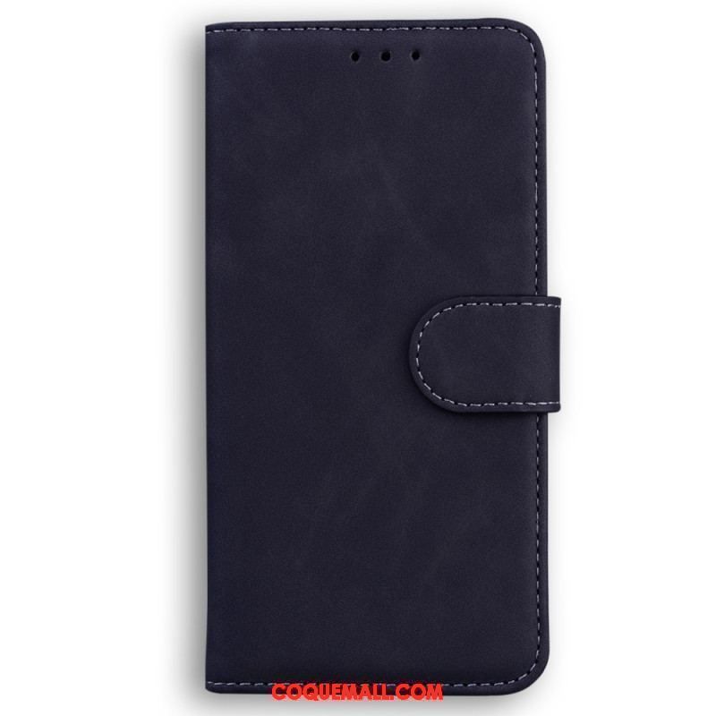 Housse iPhone 15 Plus Style Cuir Douceur