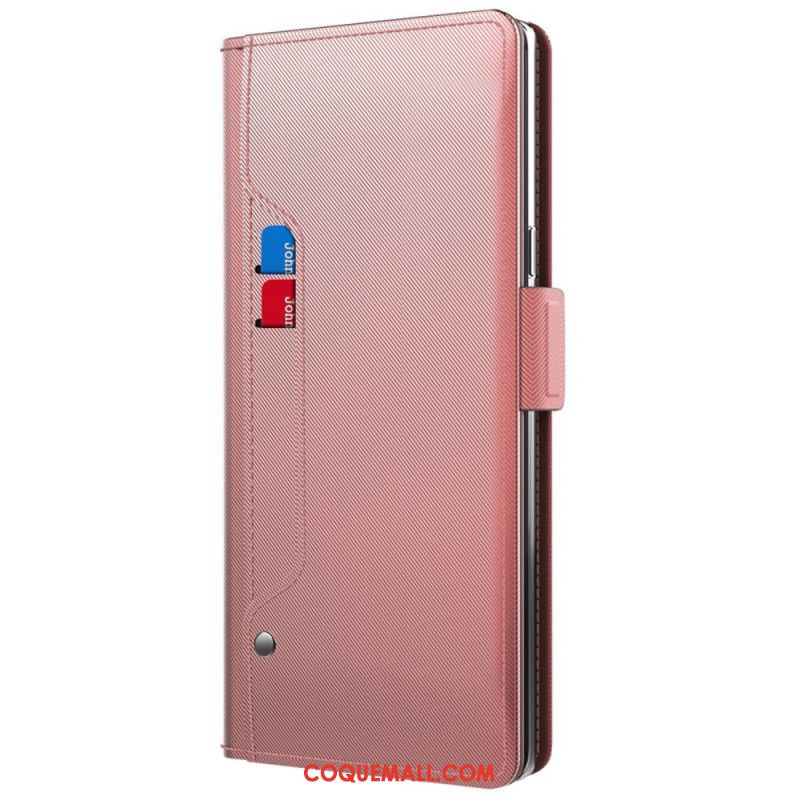 Housse iPhone 16 Miroir et Porte-Cartes