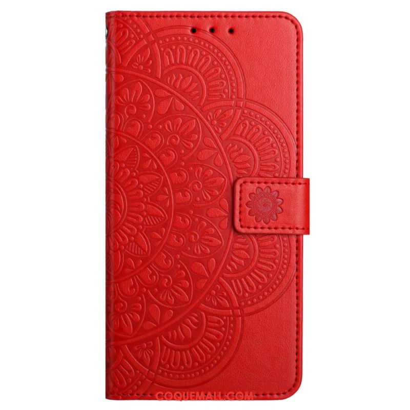 Housse iPhone 16 Motif Mandala à Lanière