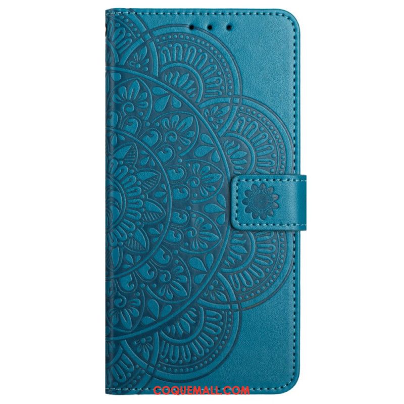 Housse iPhone 16 Motif Mandala à Lanière