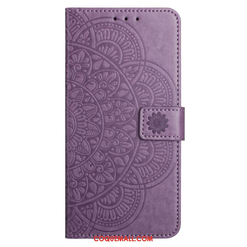 Housse iPhone 16 Motif Mandala à Lanière