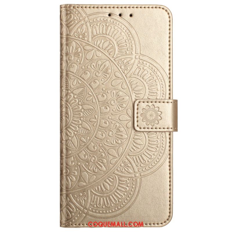 Housse iPhone 16 Motif Mandala à Lanière