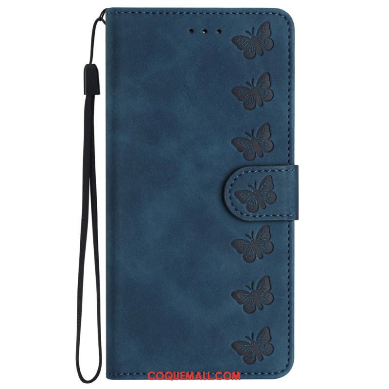 Housse iPhone 16 Plus Frise Papillons