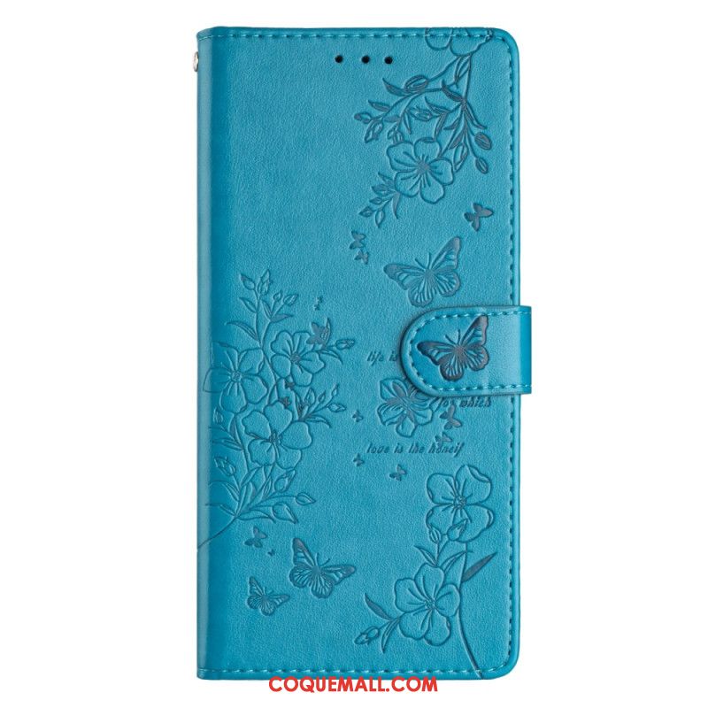 Housse iPhone 16 Pro Max Floralie et Papillons