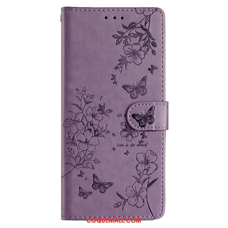 Housse iPhone 16 Pro Max Floralie et Papillons