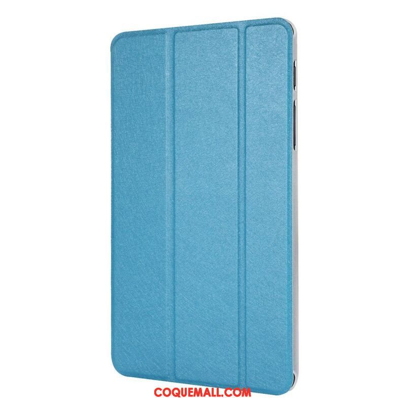 Smart Case Samsung Galaxy Tab A7 Lite Simili Cuir Texture Soie