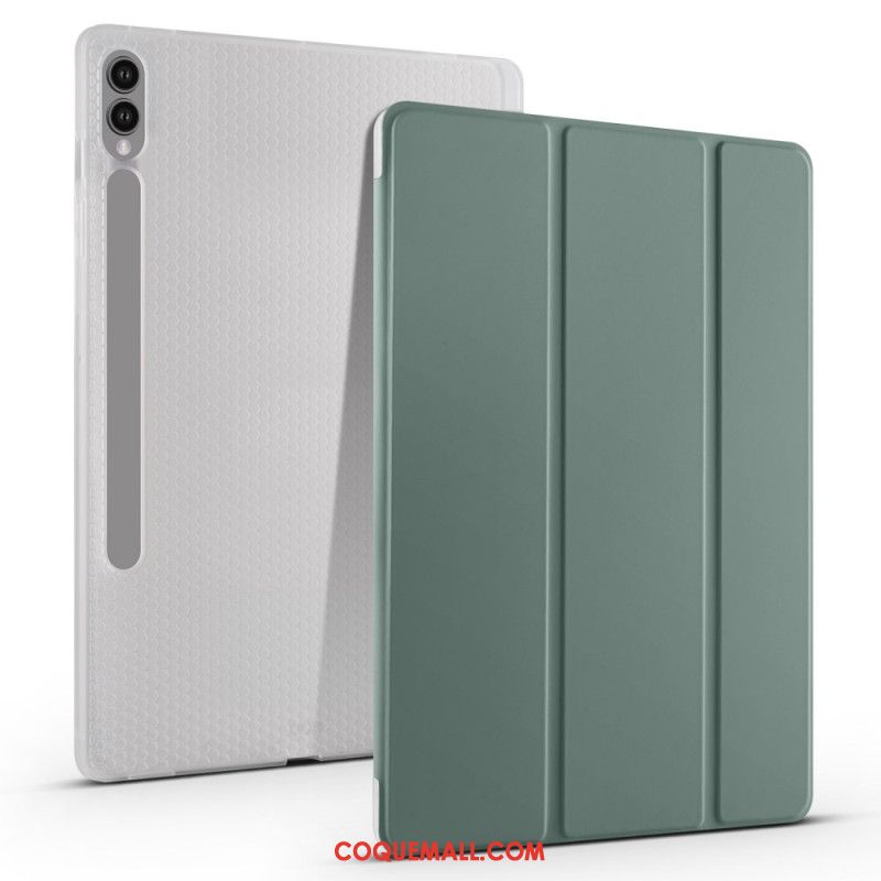 Smart Case Samsung Galaxy Tab S9 Plus Coins Renforcés avec Porte-Stylet