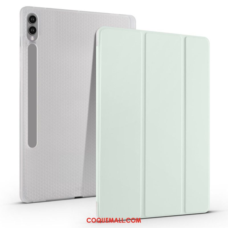 Smart Case Samsung Galaxy Tab S9 Plus Coins Renforcés avec Porte-Stylet