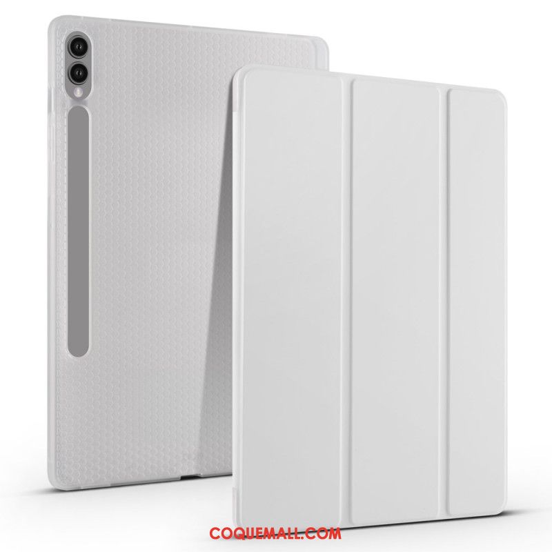 Smart Case Samsung Galaxy Tab S9 Plus Coins Renforcés avec Porte-Stylet